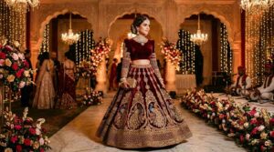 Velvet Evening Wedding Look