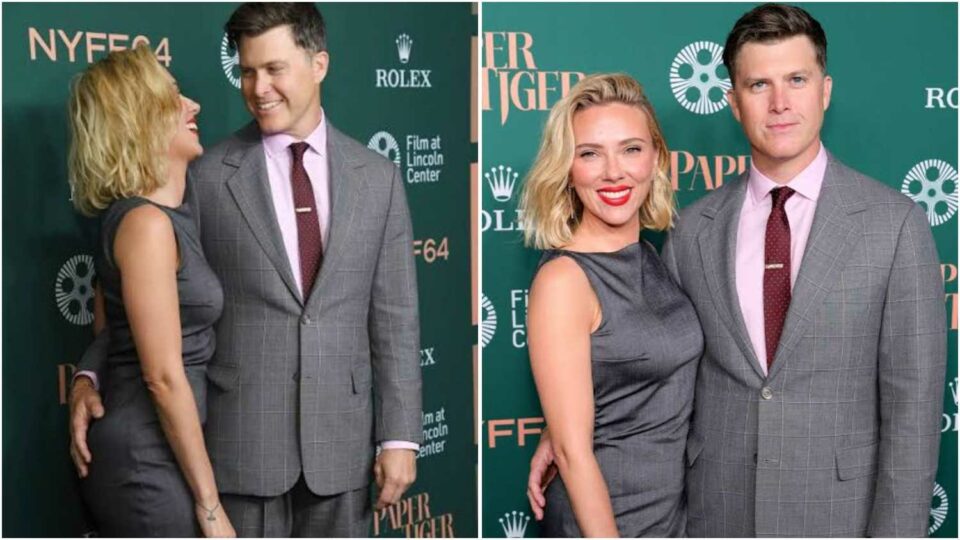 Scarlett Johansson and Colin Jost